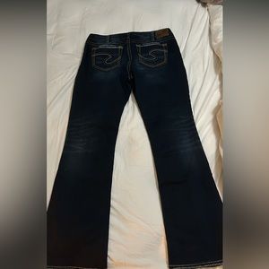 Vintage Silver Bootcut Jeans